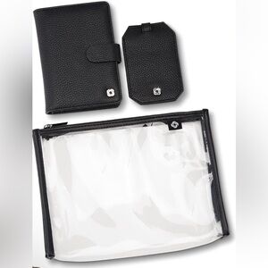 Samsonite Passport Cover, Luggage Tag, and zipper pouch